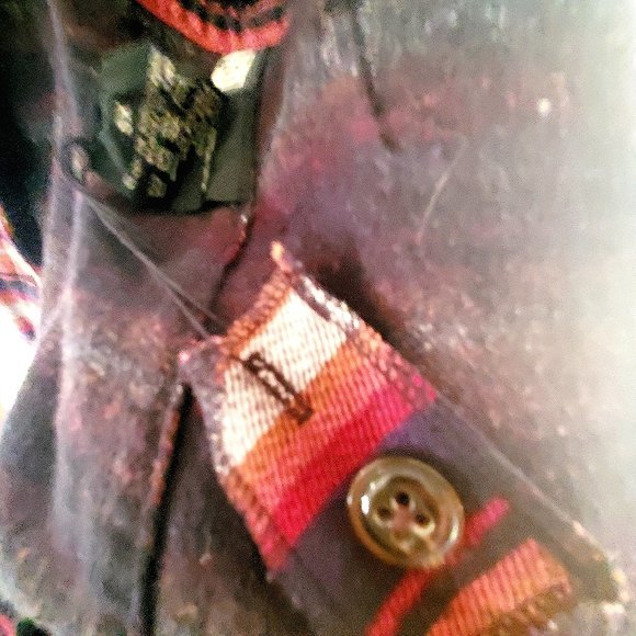 Obey Jacket Striped Twill Multi Color Women Size XS - Picture 8 of 15